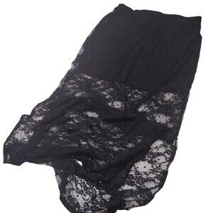Say Anything Maxi Lace Skirt, Size XL
